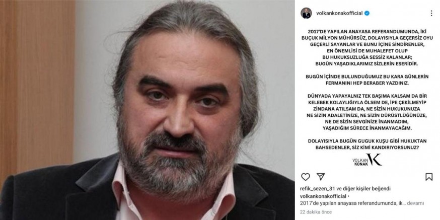 Volkan Konak'tan İmamoğlu tepkisi 